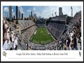 Picture: Just out. 2019 Georgia Tech Yellow Jackets latest Bobby Dodd Stadium at Historic Grant Field panoramic poster professionally framed to 13.75 X 40.25 The Geoff Collins era begins! This is a beautiful panoramic from September 7, 2019 of Georgia Tech's 14-10 win over South Florida in Geoff Collins' first home game ever as head coach of the Jackets! This is ready to hang on your wall as is!