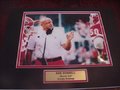 Picture: Erk Russell Georgia Bulldogs "Bloody Erk" 8 X 10 photo professionally double matted in team colors with name plate to approximately 11 X 14.