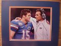 Picture: Tim Tebow final Florida Gators game with Urban Meyer 8 X 10 photo professionally double matted to 11 X 14 so that it fits a standard frame.