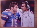 Picture: Tim Tebow final Florida Gators game with Urban Meyer 16 X 20 print.
