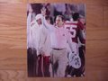 Picture: Alabama Crimson Tide 2009 National Champions 16 X 20 print features Nick Saban just after his team has poured Gatorade on him. This print fits a standard frame so you can have a nice big framed piece at a very affordable price.