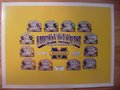 Picture: Michigan Wolverines 1997 National Champions officially licensed limited edition print features the opponent, location, score and date from every game in this great season culminating with Michigan's 21-16 victory over Washington State in the Rose Bowl.