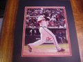 Picture: Jason Heyward Atlanta Braves first home run in his first at bat 8 X 10 photo double matted in Braves blue on red to 11 X 14 so that it fits a standard frame.