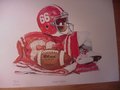 Picture: Western Kentucky Hilltoppers "Hilltopper Football" limited edition vintage print from 1979 signed and numbered out of 2000 by the artist.