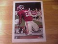 Picture: Alabama Crimson Tide large limited edition "Championship Passion" lithograph of Alabama's 2009 National Championship and 2010 Rose Bowl win over Texas featuring Mark Ingram and signed and numbered by artist Doug Hess. The numbers we have are between 25-27 and you will received a Certificate of Authenticity and a gold embossed emblem with this print. Many hidden meanings in this print including The Heisman Trophy on the sideline near his helmet, six fingers held up with Nick Saban having one raised and another person with five to honor the six first team All-Americans Alabama had last year-the first team ever to have six first teamers in one year, player #57 for the record number of bowl games Bama has played in, the raised helmet #13 for the number of National Championships Bama has, and others!