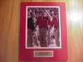 Picture: Bobby Petrino Arkansas Razorbacks original 8 X 10 photo double matted to 11 X 14 with gold-colored identification plate.
