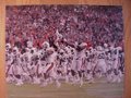 Picture: The Auburn Tigers rush the field as the 2010 SEC Champions original 12 X 18 panoramic photo. We are the exclusive copyright holders of this image.