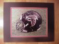 Picture: Atlanta Falcons Helmet original 8 X 10 photo professionally double matted to 11 X 14.