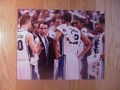 Picture: Coach Mike Krzyzewski instructs his team during the Duke Blue Devils winning of the 2009-2010 National Championship original 8 X 10 photo.