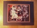 Picture: Cam Newton Auburn Tigers original 8 X 10 collage photo print professionally double matted in Auburn colors to 11 X 14.
