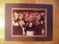 Picture: Cam Newton and the Band of the Auburn Tigers original 8 X 10 photo professionally double matted in Auburn colors to 11 X 14.