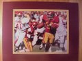 Picture: Marcus Allen USC Trojans original 8 X 10 photo professionally double matted in team colors to 11 X 14 so that you can fit it in a standard frame.