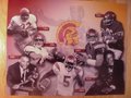 Picture: USC Trojans Heisman Trophy Winners 11 X 14 photo/print includes Mike Garrett, O.J. Simpson, Charles White, Marcus Allen, Carson Palmer, Matt Leinart, and Reggie Bush.