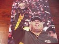 Picture: Mike McCarthy Green Bay Packers original 8 X 10 Super Bowl XLV (45) photo.