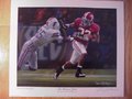 Picture: Daniel Moore original hand-signed Alabama Crimson Tide "The Heisman Spirit" 10 X 11 1/2 print features Mark Ingram running past Florida in the Southeastern Championship Game.