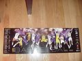 Picture: LSU Tigers 2011-2012 Panoramic Basketball Poster features players wearing each of the three colored uniforms-gold, purple and white.