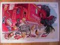 Picture: South Carolina Gamecocks "Gamecocks in Training" limited edition art print is signed and numbered by the artist and shows Gamecocks destroying the jerseys of other SEC schools on the "Cockaboose."