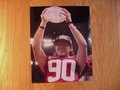 Picture: This is an original Alabama Crimson Tide 2011 BCS National Championship game photo/poster of Jeremy Shelley with the National Championship Crystal Football .