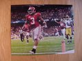 Picture: This is an original Alabama Crimson Tide 2011 BCS National Championship game photo/poster of Trent Richardson running for a 34-yard touchdown.