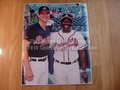 Picture: Hank Aaron and Dale Murphy Atlanta Braves original 16 X 20 photo/print.
