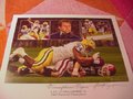 Picture: LSU Tigers "Triumphant Tiger" limited edition print is signed and numbered by artist Alan Zuniga. This print celebrates the 2003 National Championship victory over Oklahoma and features Matt Flynn, Nick Saban and the late Marquise Hill.