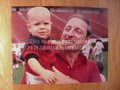 Picture: Vince Dooley with his grandson Georgia Bulldogs original 11 X 14 photo.