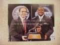 Picture: Mark Ingram with Nick Saban after winning the 2009 Heisman Trophy for the Alabama Crimson Tide original 16 X 20 photo/print.