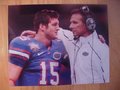 Picture: Tim Tebow and Urban Meyer original 8 X 10 Florida Gators photo.