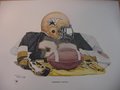 Picture: Vanderbilt Commodores Football limited edition print from 1984 signed and numbered by the artist. This print is approximately 18 X 24.
