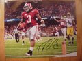 Picture: Trent Richardson hand-signed original Alabama Crimson Tide 8 X 10 photo. The autograph is absolutely guaranteed authentic and comes with a Certificate of Authenticity. This is Richardson's touchdown for Alabama against LSU in the 2011 BCS Championship game. We have only three left in stock. Richardson now plays for the Cleveland Browns.