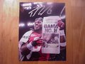 Picture: Trent Richardson hand-signed original 8 X 10 Alabama Crimson Tide photo. The autograph is absolutely guaranteed authentic and comes with a Certificate of Authenticity. This photo shows Richardson, who now plays for the Cleveland Browns, right after the Alabama Crimson Tide won the 2011 BCS National Championship game.