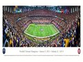 Picture: Alabama wins the 2011 BCS National Championship. at the Sugar Bowl Superdome Panoramic Stadium print of Alabama's 22-19 win over LSU.