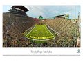Picture: Oregon Ducks Autzen Stadium original end zone Panoramic poster/print.