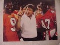 Picture: Jimmy Johnson and Michael Irvin Miami Hurricanes 1980's original 8 X 10 photo.