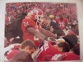 Picture: Knowshon Moreno prays with his Georgia Bulldogs teammates original 8 X 10 photo.