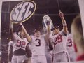 Picture: Alabama Crimson Tide 2012 SEC Champions original 16 X 20 poster/photo at the Georgia Dome after beating Georgia.