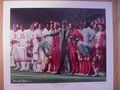 Picture: This is an original Daniel Moore signed Alabama Crimson Tide lithograph entitled "The Coach and 315." 10 X 11 1/2 print in excellent shape with no pin holes or tears. Never used and just like new! This print features Alabama's 28-17 win over Auburn in 1981 at Legion Field and shows Bear Bryant instructing Tide players and coaches.
