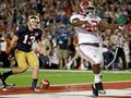 Picture: Eddie Lacy of the Alabama Crimson Tide scores a touchdown against Notre Dame as Alabama wins the 2012 BCS National Champions.