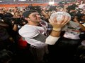 Picture: Alabama Crimson Tide original 2012 BCS National Champions 16 X 20 poster featuring A.J. McCarron holding the Crystal Football.