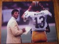 Picture: Dan Marino and Jackie Sherrill at the January 1, 1982 Sugar Bowl Pitt Panthers original 8 X 10 photo. Very clear photo in excellent shape with no pin holes or tears.