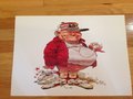 Picture: This is an original 1992 Georgia Bulldogs Jack Davis 16 X 20 art print of Bill Hartman.