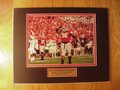 Picture: Garrison Smith Georgia Bulldogs original 8 X 10 photo double matted in team colors to 11 X 14 so that it fits a standard frame. This is from the South Carolina win so it comes with a plate that reads "Not So Superior Anymore, Georgia 41, South Carolina 30, September 7, 2013."