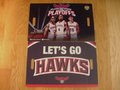 Picture: This is an original 11 X 17 Atlanta Hawks Poster featuring Jeff Teague, Kyle Korver and Paul Millsap in excellent shape with no pin holes or tears. Pictured you see the front and back of the poster. On high quality paper so we will send this flat!