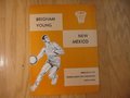 Picture: This is an original Brigham Young Cougars vs. New Mexico Lobos basketball game program from February 3, 1962. Though over 50 years old, this program is in excellent shape with solid binding and all pages clean and crisp except the scorecard has writing on it. We only have one of this very rare collectible