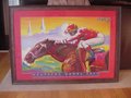 Picture: This is an original 23 X 34 Peter Max 2000 Kentucky Derby Horse Racing print beautifully and professionally matted and framed to 30 1/2 X 43 1/2 and ready to hang on your wall. Fugaichi Pegasus ridden by Kent Desormeaux won the race, the first betting favorite to win the Derby since Spectacular Bid. The print is mint, but there is miniscule wear on bottom right corner of frame!