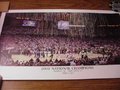 Picture: This is an original 19 X 32 Florida Gators 2007 National Basketball Champions poster/print from the Georgia Dome where the Gators beat Ohio State 84-75 to win it all. In excellent shape with no pin holes or tears.