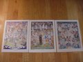 Picture: This is a great buy for Kentucky fans, frame shops or any establishment that sells the Kentucky Wildcats. Three different 13 X 17 prints of the last three Kentucky teams to win the National Championship in 1995-96, 1997-98, and 2011-2012.. Great to frame together for one giant piece that celebrates Kentucky Basketball. 42 players and three different coaches in all but since five players were on both the 1996 and 1998 teams, there is a total of 37 different players. Those players on two prints are Jeff Sheppard, Nazr Mohammed, Cameron Mills, Allen Edwards (the only players to wear different uniform numbers), and Wayne Turner. Those just on the 1996 print include Rick Pitino, Tony Delk , Antoine Walker, Ron Mercer, Walter McCarty, Mark Pope, and Derek Anderson. Those just on the 1998 print include Tubby Smith, Saul Smith, Scott Padgett, Jamaal Magloire, Michael Bradley, and Heshimu Evans. Those on the 2012 print include John Calipari, Anthony Davis, Michael Kidd-Gilchrist, Darius Miller, Marquis Teague, Brian Long, Sam Malone and Kyle Wiltjer.