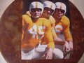 Picture: Johnny Majors, John Gordy, and Buddy Cruze Tennessee Volunteers original 8 X 10 photo developed from an original negative. The clarity and quality on this image taken in the 1950's is amazing because we develop it from an original negative.