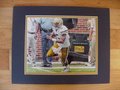 Picture: Justin Thomas Georgia Tech Yellow Jackets original 8 X 10 photo in win against Georgia Southern double matted to 11 X 14 so that it fits a standard frame.