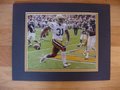 Picture: Deon Hill Georgia Tech Yellow Jackets original 8 X 10 photo of the winning 13-yard touchdown against Georgia Southern with 23 seconds left in the game professionally double matted in team colors to 11 X 14 so that it fits a standard frame!